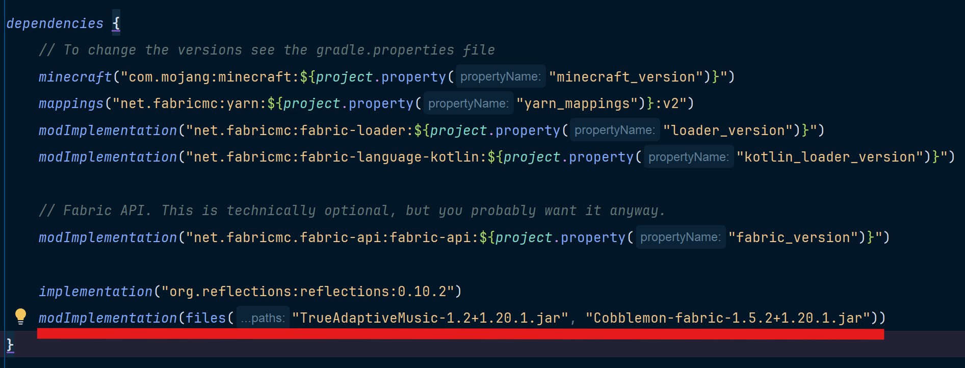 Dependencies