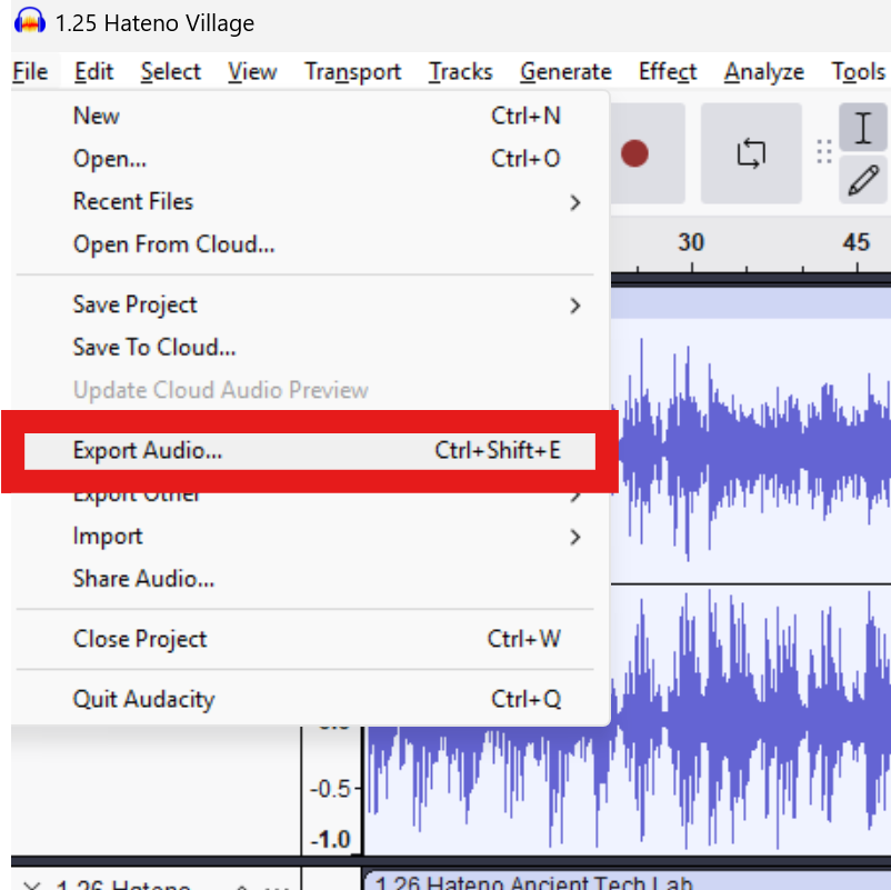 audacity_open_export